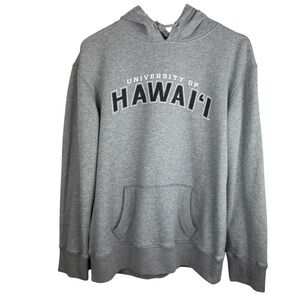 University of Hawaii | Gray Silver Glitter Spell Out Hooded Sweatshirt